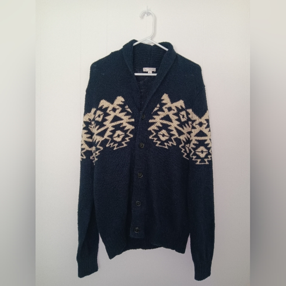 Gap Men's Navy Cardigan Large